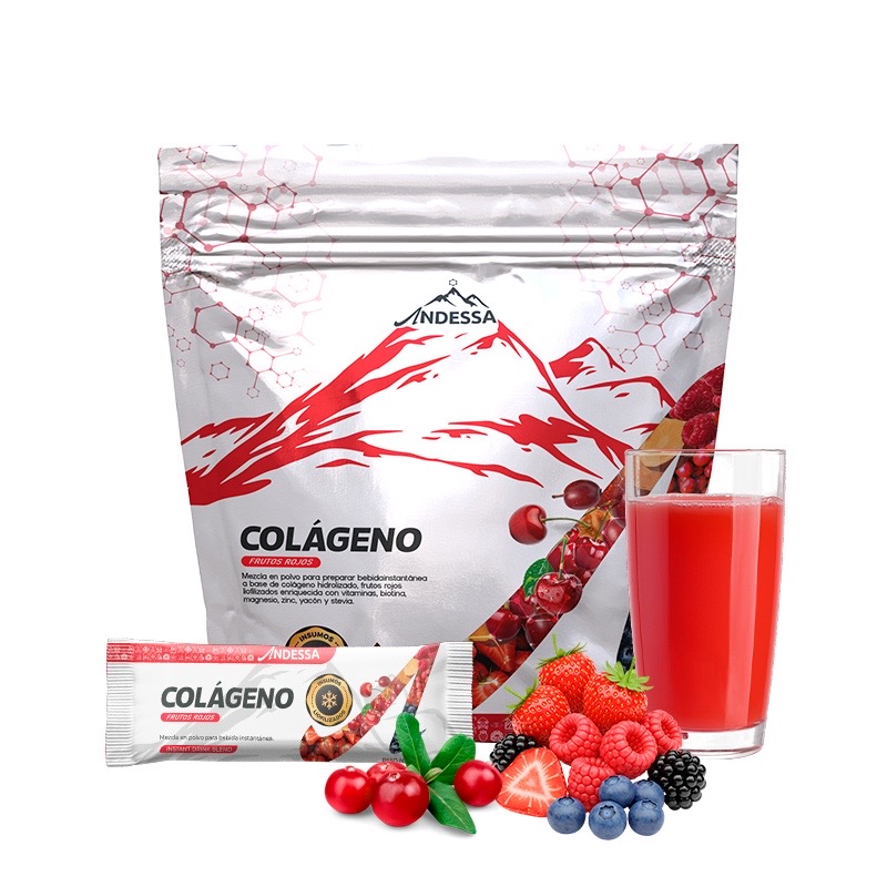 Colágeno Frutos Rojos 300 g (30 sachets - dopypack
